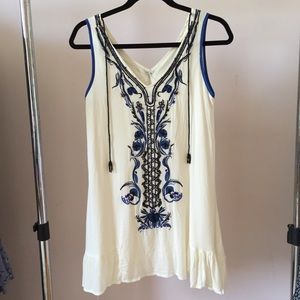 Anthropologie Beaded Dress